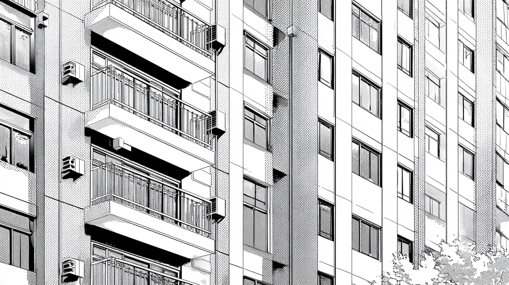 Manga cityscape
